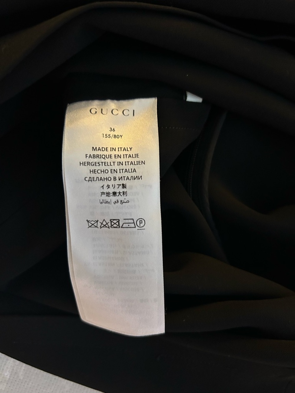 Gucci Black Dress Iconic Web Stripe IT - Picture 5 of 7